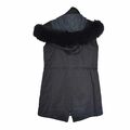 Hooded Parka vest with zipper