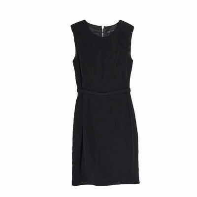 Back zipper body cone dress