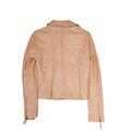 Fine suede pink jacket