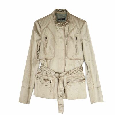 Satin look jacket