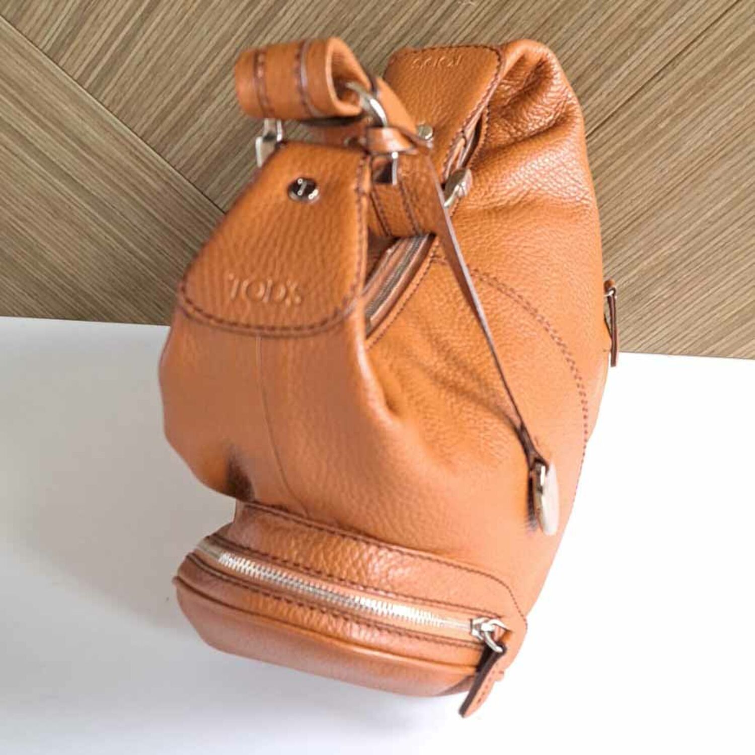 Leather small handbag