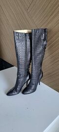Crocodile Knee high Boots