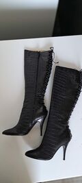 Crocodile Knee high Boots