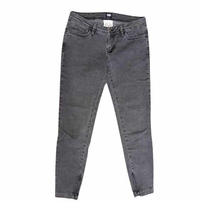 Stretch jeans with ankle zippers