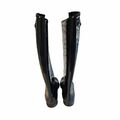 Black Monogram Rubber Boots