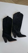 Suede Cowboy Boots