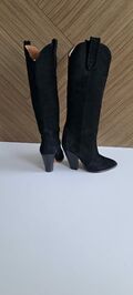 Suede Cowboy Boots