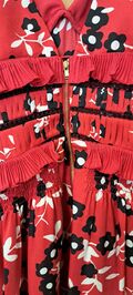 Red Floral Mini dress