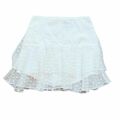 Emroidered organza mini skirt