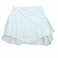Emroidered organza mini skirt