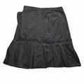 Cotton ruffle overlap skirt