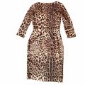 Animal print bodycon dress