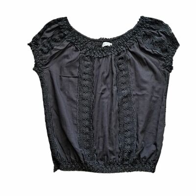 Charo Ruiz cotton embroidered blouse