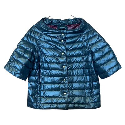 Boat neck puffer