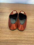 Satin ballet flats