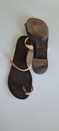 Leather Flat Sandals